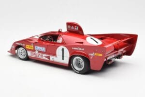 Alfa Romeo 33TT 12 #1 A. Merzario / J. Laffite 1000km Nurburgring Winner 1975 AUTOart 1:18 87505 Metall — bild 7 av 8