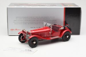 Alfa Romeo 6C 1750 GS Spider Bordeaux Röd CMC 1:18 M-138 Metall — bild 6 av 6