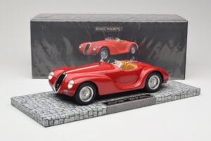Alfa Romeo 6C 2500 SS Corsa Spider Röd Minichamps 1:18 107120230 Resin — bild 6 av 6