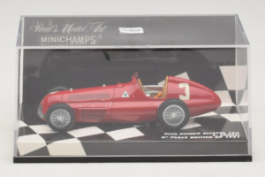 Alfa Romeo 159 Alfetta #3 C. Sanesi 6th Place British GP 1951 Minichamps 1:43 400511203 Metall — bild 5 av 5