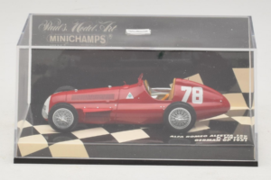 Alfa Romeo 159 Alfetta #78 P. Pietsch German GP 1951 Minichamps 1:43 400511278 Metall — bild 5 av 5