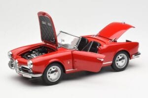 Alfa Romeo Giulietta 1300 Spider Röd AUTOart 1:18 70157 Metall — bild 2 av 8