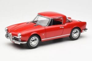 Alfa Romeo Giulietta 1300 Spider Röd AUTOart 1:18 70157 Metall