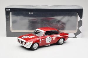 Alfa Romeo GTA 1300 Junior #33 T. Hezemans / G. van Lennep Division 1 Winners 4 Hours of Jarama 1972 Minichamps 1:18 15572123 — bild 6 av 6
