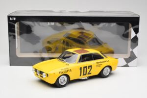 Alfa Romeo GTA 1300 #102 Squadra Corse R. Zanetti / M. Ruspa / Monzeglio Targa Florio 1971 Minichamps 1:18 155711202 Metall — bild 6 av 6