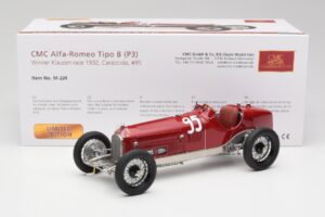 Alfa Romeo P3 #95 R. Caracciola Klausen Pass Hillclimb Winner 1932 CMC 1:18 M-224 Metall — bild 6 av 6