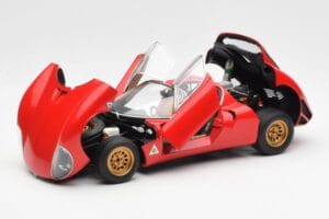 Alfa Romeo 33 Stradale Röd AUTOart 1:18 70191 Metall — bild 2 av 8