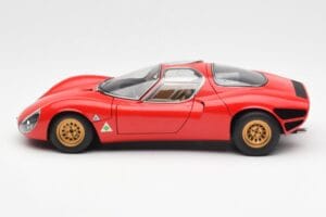 Alfa Romeo 33 Stradale Röd AUTOart 1:18 70191 Metall — bild 4 av 8