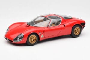 Alfa Romeo 33 Stradale Röd AUTOart 1:18 70191 Metall