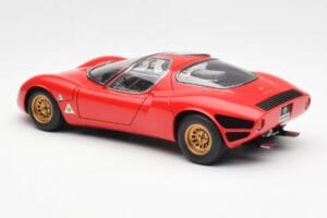 Alfa Romeo 33 Stradale Röd AUTOart 1:18 70191 Metall — bild 7 av 8