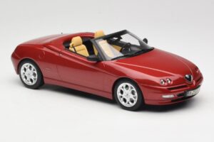 Alfa Romeo Spider 916 Proteo Red Metallic Norev 1:18 187854 Metall — bild 4 av 6