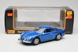 Alpine A110 1600 S Alpine Blue Maisto 1:18 50321 Metall — bild 8 av 8