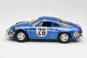 Alpine A110 1600S #28 Alpine-Renault O. Andersson / D. Stone Rally Monte Carlo 1971 Maisto 1:18 56033 Metall — bild 4 av 8