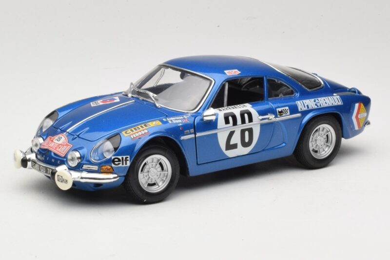 Alpine A110 1600S #28 Alpine-Renault O. Andersson / D. Stone Rally Monte Carlo 1971 Maisto 1:18 56033 Metall