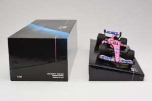 Alpine A522 BWT #14 F. Alonso BWT Alpine F1 Team Bahrain Grand Prix 2022 Minichamps 1:18 147220114 Resin — bild 6 av 7