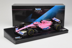 Alpine A522 BWT #14 F. Alonso BWT Alpine F1 Team Bahrain Grand Prix 2022 Minichamps 1:18 147220114 Resin — bild 7 av 7