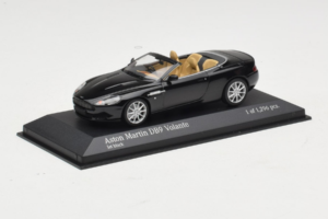 Aston Martin DB9 Cabriolet Svart Minichamps 1:43 400137330 Metall — bild 2 av 4