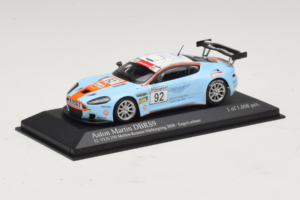 Aston Martin DBRS9 Gulf #92 T. Enge / Lechner VLN 250 Nurburgring 2008 Minichamps 1:43 400081392 Metall — bild 2 av 4