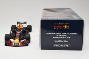 Aston Martin Red Bull Racing RB14 Tag Heuer #33 M. Verstappen Mexican GP 2018 Minichamps 1:18 110181933 Metall — bild 6 av 6