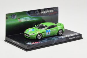Aston Martin V8 Vantage N24 #7 U. Bez / Porritt / R. Meaden 24 Hours Nurburgring 2008 Minichamps 1:43 437081307 Metall — bild 2 av 4