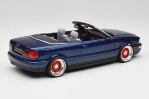 Audi 80 B4 Cabriolet Ming Blå Metallic Custom Wheels Otto 1:18 OT806-C Resin — bild 2 av 6