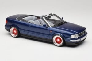 Audi 80 B4 Cabriolet Ming Blå Metallic Custom Wheels Otto 1:18 OT806-C Resin — bild 4 av 6