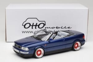 Audi 80 B4 Cabriolet Ming Blå Metallic Custom Wheels Otto 1:18 OT806-C Resin — bild 6 av 6
