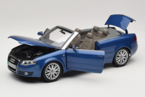 Audi A4 B6 Cabriolet Blå Norev 1:18 5010504325 Metall — bild 2 av 9