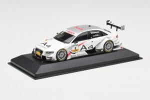 Audi A4 B8 #9 T. Kristensen DTM 2008 Minichamps 1:43 400081809 Metall — bild 2 av 4