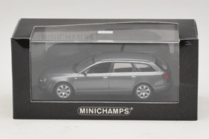Audi A6 C6 Avant Grey Metallic Minichamps 1:43 400013011 Metall — bild 5 av 5