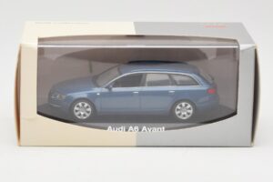 Audi A6 C6 Avant Stratos Blue Minichamps 1:43 5010406223 Metall — bild 4 av 4