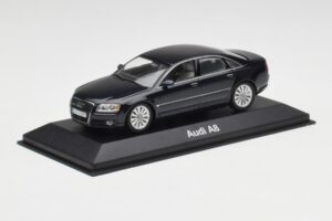 Audi A8 D3 Mauritius Blå Metallic Minichamps 1:43 5010508123 Metall — bild 2 av 4