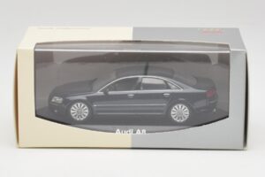 Audi A8 D3 Mauritius Blå Metallic Minichamps 1:43 5010508123 Metall — bild 4 av 4