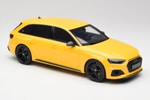 Audi RS4 B9 Avant 25-årsjubileum Vegas Gul GT Spirit 1:18 GT935 Resin — bild 4 av 6