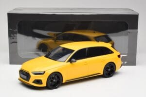 Audi RS4 B9 Avant 25-årsjubileum Vegas Gul GT Spirit 1:18 GT935 Resin — bild 6 av 6