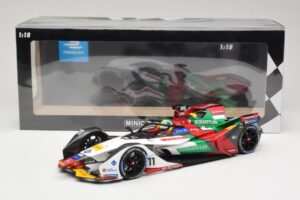 Audi e-tron FE05 Audi Sport ABT Schaeffler #11 L. di Grassi Formula E Season 5 2019 Minichamps 1:18 114180011 Metall — bild 6 av 6