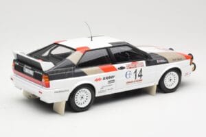 Audi Quattro #14 M. Mouton / F. Pons Winners Rally Sanremo 1981 Minichamps 1:18 155811114 Metall — bild 2 av 6