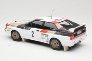 Audi Quattro A1 #2 H. Mikkola / A. Hertz Audi Sport Rally Monte Carlo 1983 Minichamps 1:18 155831102 Metall — bild 5 av 6