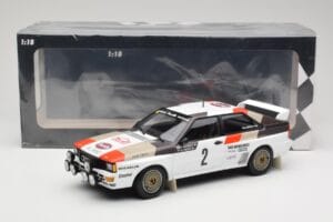 Audi Quattro A1 #2 H. Mikkola / A. Hertz Audi Sport Rally Monte Carlo 1983 Minichamps 1:18 155831102 Metall — bild 6 av 6