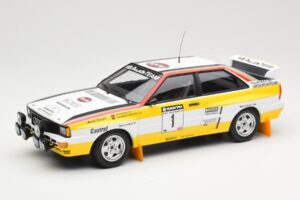 Audi Quattro A2 Audi Sport #1 W. Röhrl / C. Geistdörfer DNF Sanyo Rally of New Zealand 1984 Minichamps 1:18 155841101 Metall