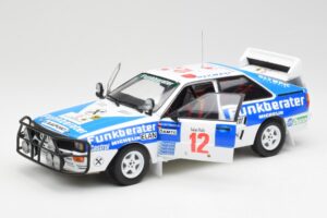 Audi Quattro A2 #12 H. Wittmann / R. Diekmann Safari Rally 1984 Sun Star 1:18 4246 Metall — bild 2 av 8