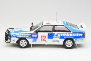 Audi Quattro A2 #12 H. Wittmann / R. Diekmann Safari Rally 1984 Sun Star 1:18 4246 Metall — bild 4 av 8