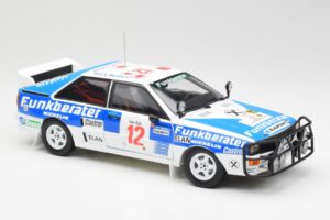 Audi Quattro A2 #12 H. Wittmann / R. Diekmann Safari Rally 1984 Sun Star 1:18 4246 Metall — bild 6 av 8
