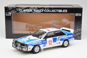 Audi Quattro A2 #12 H. Wittmann / R. Diekmann Safari Rally 1984 Sun Star 1:18 4246 Metall — bild 8 av 8