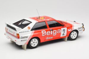 Audi Quattro A2 #2 B. Waldegård / H-T. Thorszelius Belga Team Winners Boucles de Spa 1985 Minichamps 1:18 155851102 Metall — bild 2 av 6