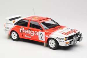 Audi Quattro A2 #2 B. Waldegård / H-T. Thorszelius Belga Team Winners Boucles de Spa 1985 Minichamps 1:18 155851102 Metall — bild 4 av 6