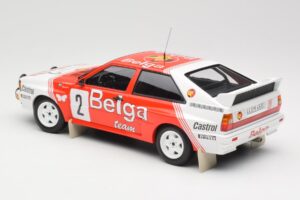 Audi Quattro A2 #2 B. Waldegård / H-T. Thorszelius Belga Team Winners Boucles de Spa 1985 Minichamps 1:18 155851102 Metall — bild 5 av 6