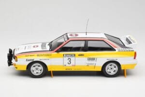 Audi Quattro A2 #3 S. Blomqvist / B. Cederberg Audi Sport Winners Sanyo Rally of New Zealand 1984 Minichamps 1:18 155841103 M — bild 3 av 6