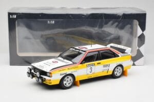 Audi Quattro A2 #3 S. Blomqvist / B. Cederberg Audi Sport Winners Sanyo Rally of New Zealand 1984 Minichamps 1:18 155841103 M — bild 6 av 6