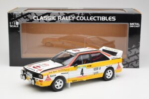 Audi Quattro A2 #4 W. Rohrl / C. Geistdorfer Rally de Portugal 1984 Sun Star 1:18 4224 Metall — bild 8 av 8
